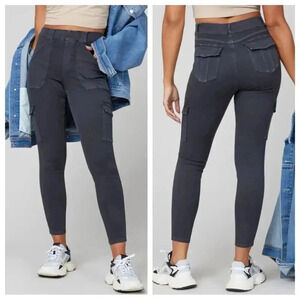 NWT Spanx Stretch Twill Ankle Cargo Pant Garment Dyed size Small